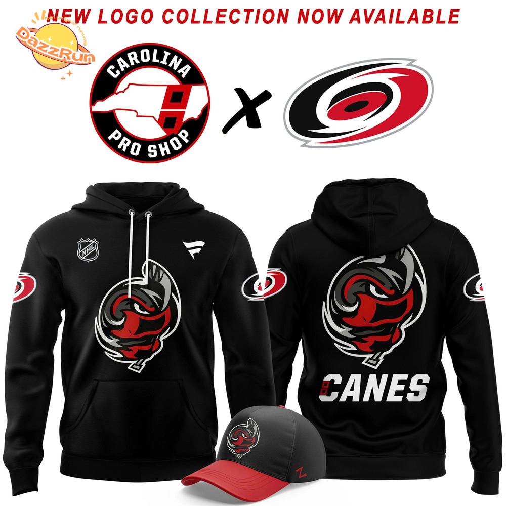 Carolina Hurricanes Fanatics Men's New Logo Hoodie (Black) Carolina Hurricanes Fanatics Men's New Logo Hoodie (Black)