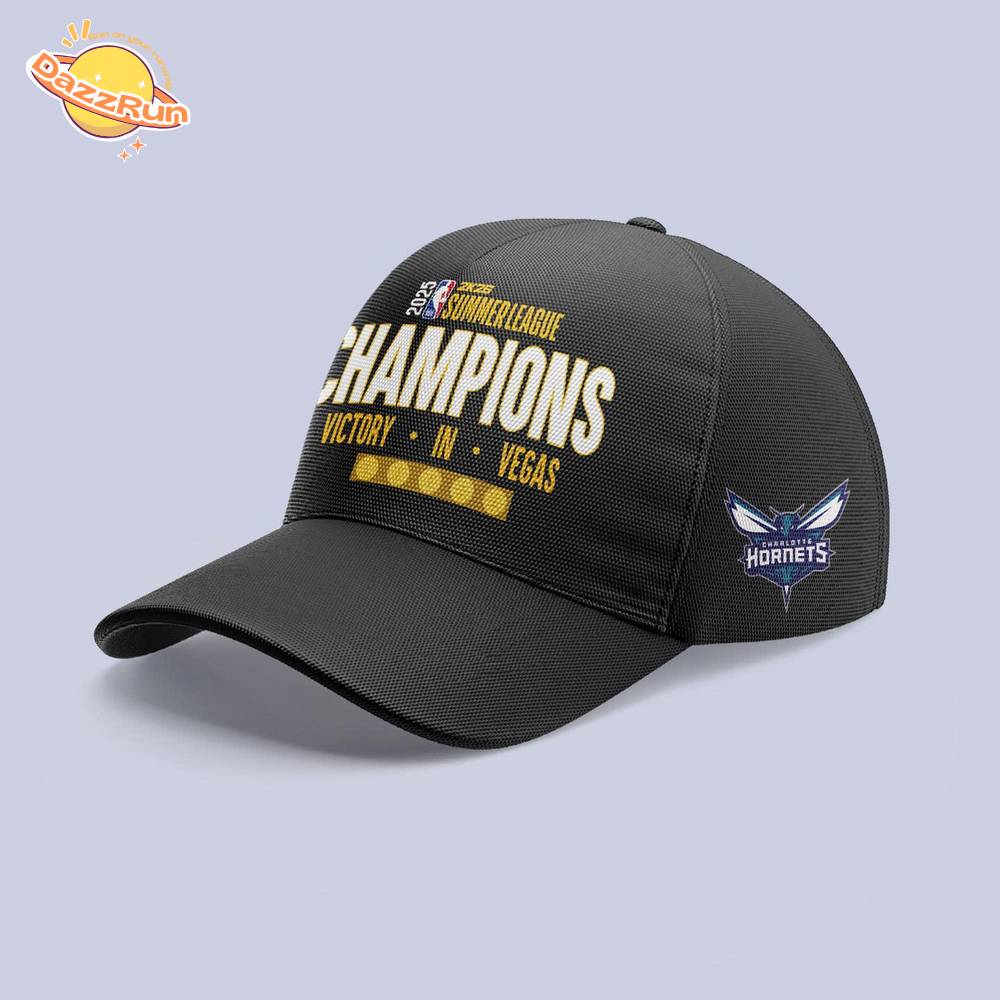 Charlotte Hornets 2025 Summer League Champions Undisputed In Vegas Cap Charlotte Hornets 2025 Summer League Champions Undisputed In Vegas Cap