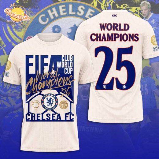 Chelsea FC FIFA Club World Cup Champions 2025 Shirt – World Champions Shirt