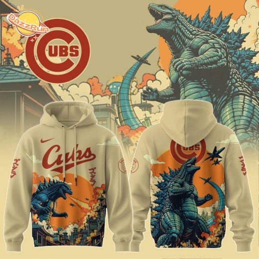 Chicago Cubs Special Godzilla Limited Edition Hoodie