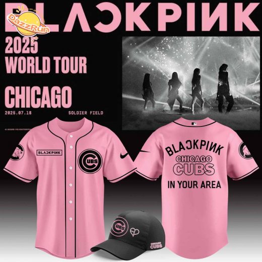 Chicago Cubs x BLACKPINK 2025 Tour Baseball Jersey