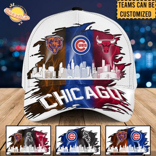Chicago Skyline Classic Cap – Customized Team Classic Cap