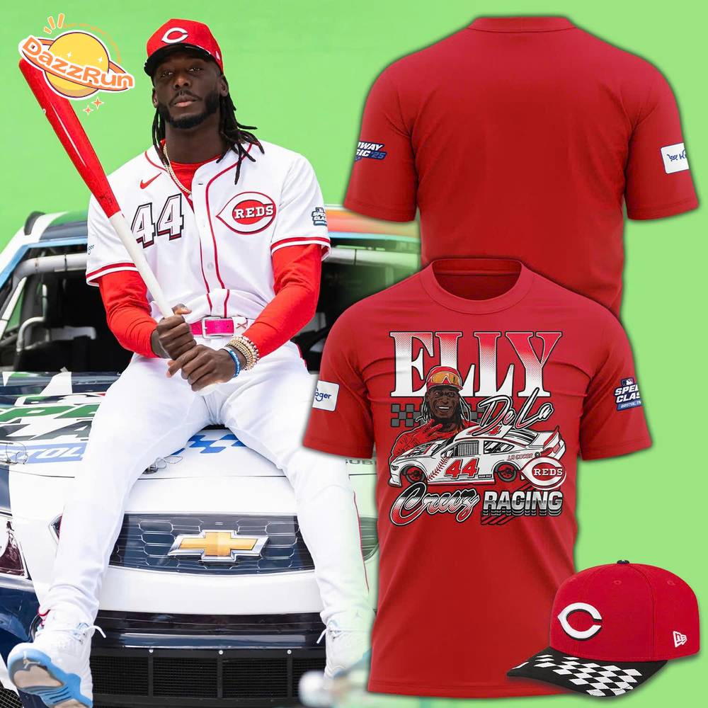 Cincinnati Reds 2025 Mlb Speedway Classic Home Limited Red T-shirt Cincinnati Reds 2025 Mlb Speedway Classic Home Limited Red T-shirt