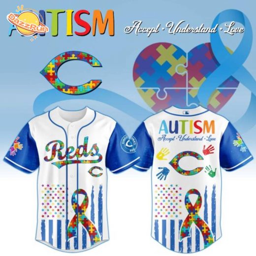 Cincinnati Reds × Special Autism Awareness Month Limited Edition Jersey