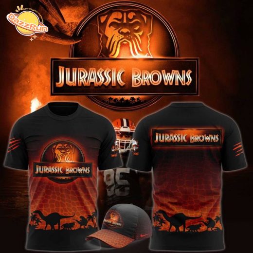 Cleveland Browns Jurassic Park 2025 T-Shirt