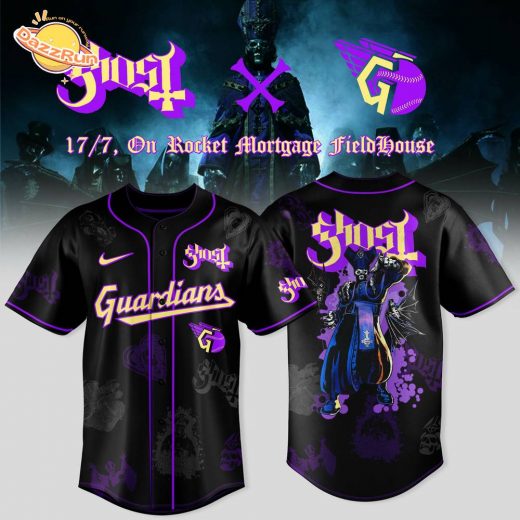 Cleveland Guardians x Ghost Band World Tour 2025 Jersey