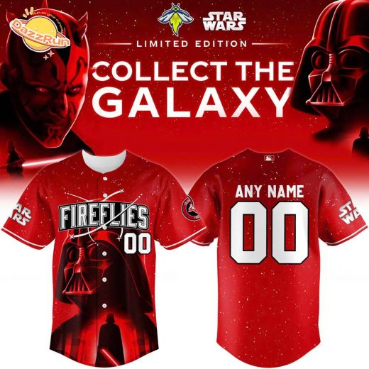 Columbia Fireflies x Star Wars Baseball Jersey 2025 Darth Vader