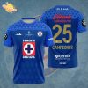 Cruz Azul Football Campeones Concacaf Champions Cup Torneo 2025 3D Black Tshirt