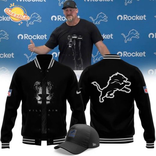 Dan Campbell Detroit Lions Villain 2025 Limited Jacket Black