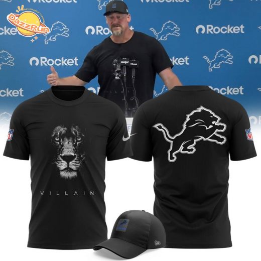 Dan Campbell Detroit Lions Villain 2025 Limited Tshirt