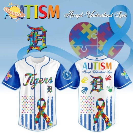 Detroit Tigers × Special Autism Awareness Month Limited Edition Jersey