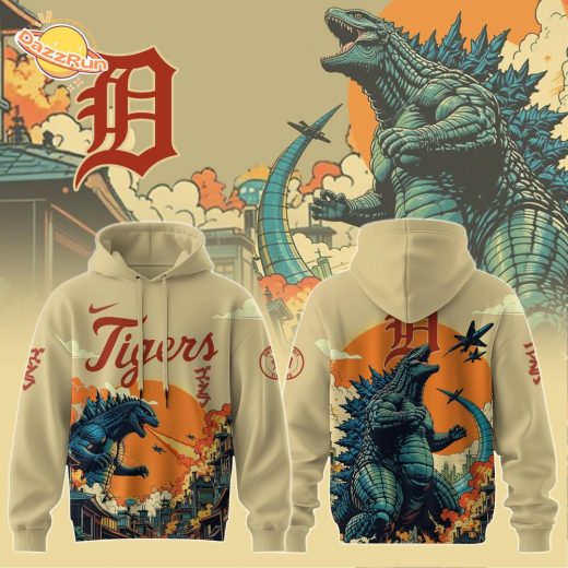 Detroit Tigers Special Godzilla Limited Edition Hoodie