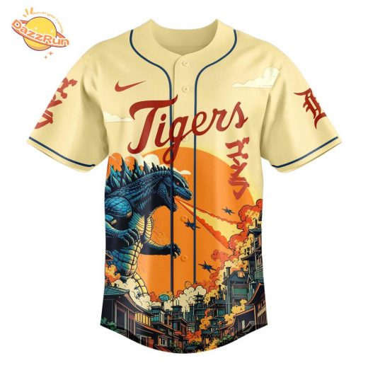 Detroit Tigers Special Godzilla Limited Edition Jersey