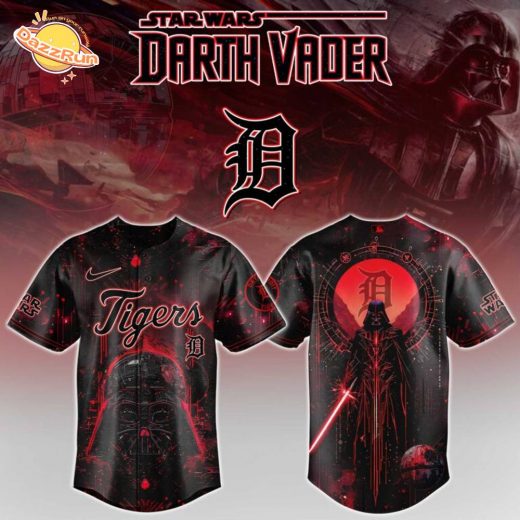 Detroit Tigers x Darth Vader Star Wars Limited Edition Baseball Jersey