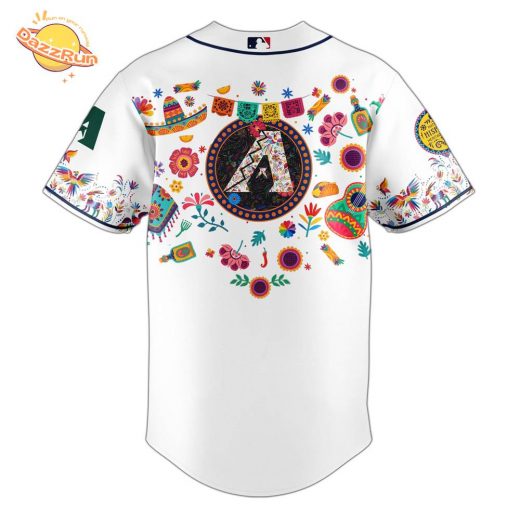 Dazzrun2FDiamondbacks x Hispanic Heritage Specail Edition Jersey 3