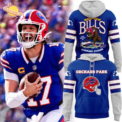 Exclusive 2025 Buffalo Bills Red Helmets Back Hoodie
