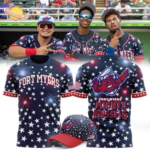 Fort Myers Mighty Mussels Independence Day 2025 T-shirt