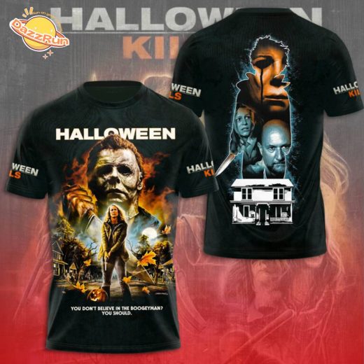 Halloween Kills Michael Myers “YOU DON’T BELIEVE IN THE BOOGEYMAN? YOU SHOULD” 3D Shirt