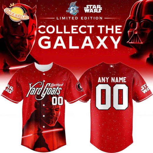 Hartford Yard Goats x Star Wars Baseball Jersey 2025 Darth Maul