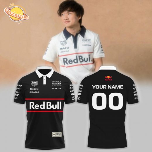 Heritage Replica RedBull F1 Black Polo