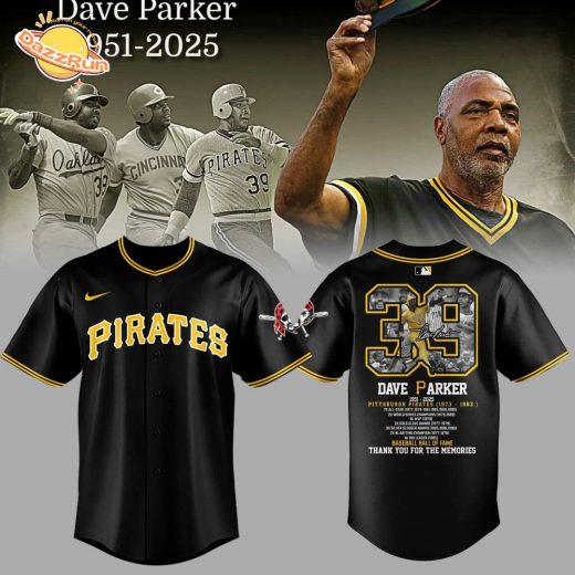 Honoring The Legend – Dave Parker Pirates Baseball black Jersey