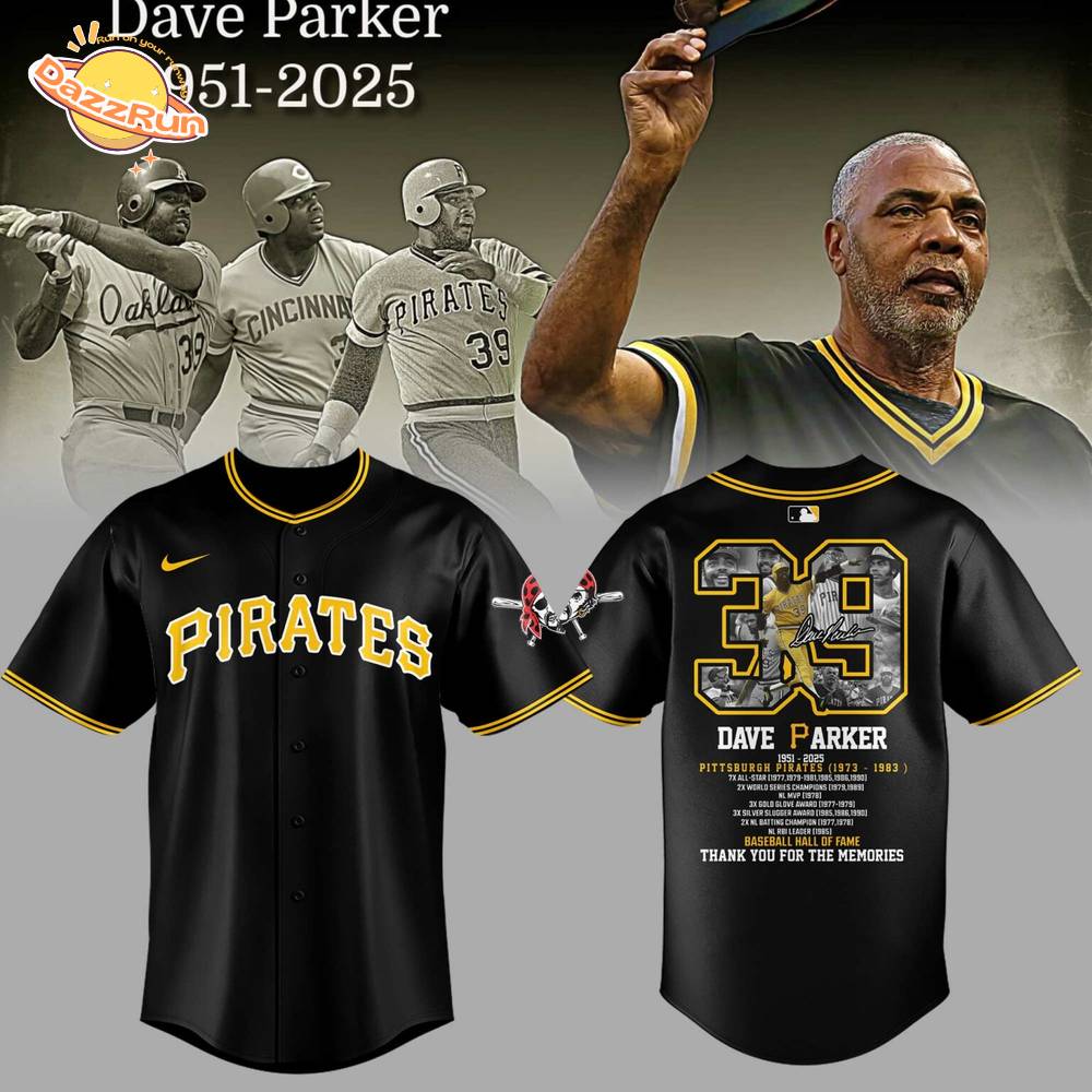 Honoring The Legend – Dave Parker Pirates Baseball black Jersey Honoring The Legend – Dave Parker Pirates Baseball black Jersey