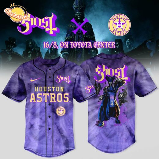 Houston Astros x Ghost Band World Tour 2025 Jersey