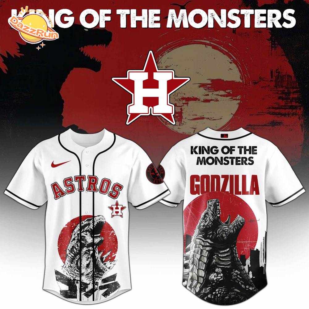 Houston Astros x Godzilla Edition Jersey 2025 Houston Astros x Godzilla Edition Jersey 2025