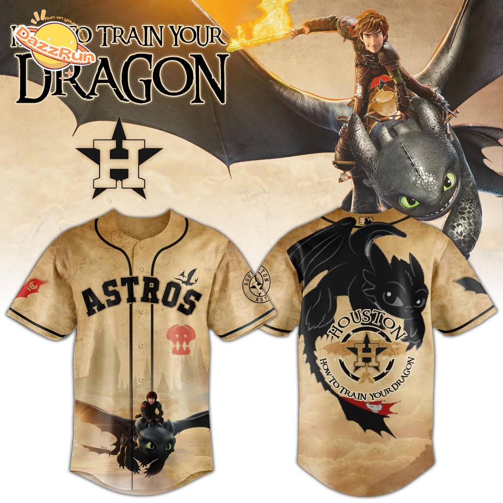 Houston Astros x How to Train Your Dragon Jersey Limited Edition 2025 Houston Astros x How to Train Your Dragon Jersey Limited Edition 2025