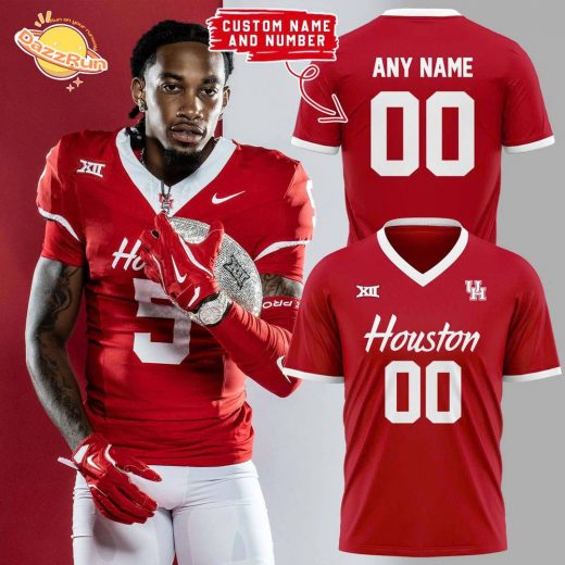 Houston Cougars Football Logo Custom Shirt – Limited Edition