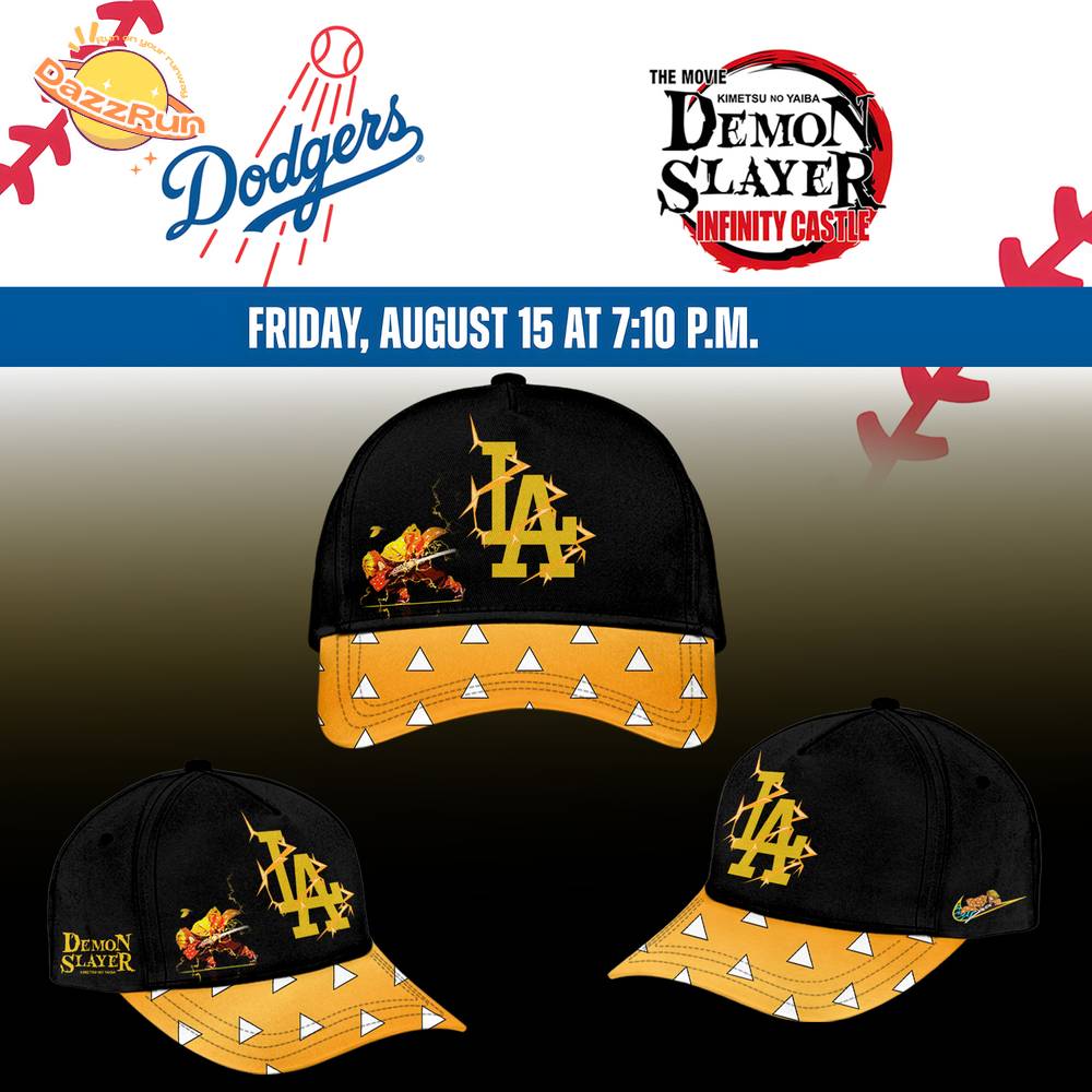 LA Dodgers _ Demon Slayer Agatsuma Zenitsu Jersey 2025 LA Dodgers _ Demon Slayer Agatsuma Zenitsu Jersey 2025