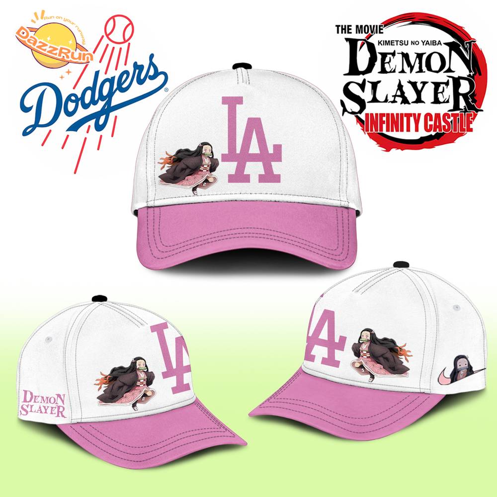 LA Dodgers _ Demon Slayer Kamado Nezuko Jersey 2025 LA Dodgers _ Demon Slayer Kamado Nezuko Jersey 2025