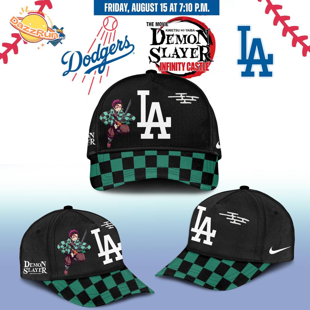 LA Dodgers _ Demon Slayer Tanjiro Jersey 2025 LA Dodgers _ Demon Slayer Tanjiro Jersey 2025
