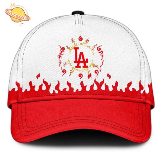 LA Dodgers Fire Shadow Spirit Jersey White Flame Edition