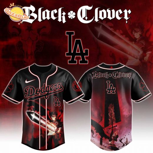 LA Dodgers x Black clover Edition Jersey 2025