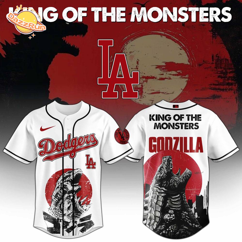 LA Dodgers x Godzilla Edition Jersey 2025 LA Dodgers x Godzilla Edition Jersey 2025