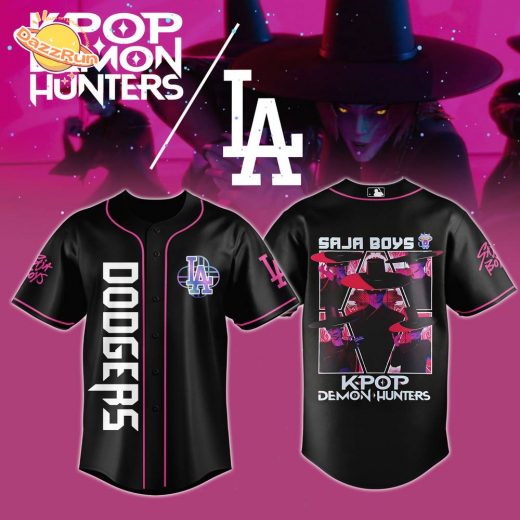 LA Dodgers x KPop Demon Hunters Saja Boys Jersey Editions Limited 2025