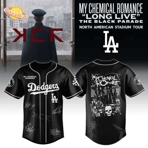 LA Dodgers x My Chemical Romance “Long Live The Black Parade” North American Stadium Tour Jersey