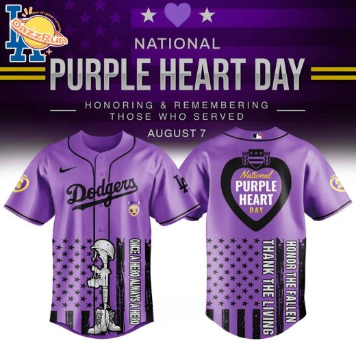 LA Dodgers x Purple Heart Day Jersey Limited Edition