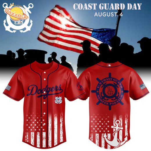 LA Dodgers x United States Coast Guard Day Jersey Editions Limited 2025