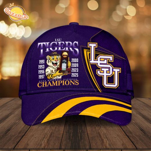 LSU Tigers NCAA Baseball National Champions Baseball Classic Cap