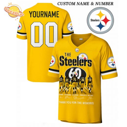Limited Edition 2025_Pittsburgh Steelers 60th Anniversary 1965-2025 Jersey