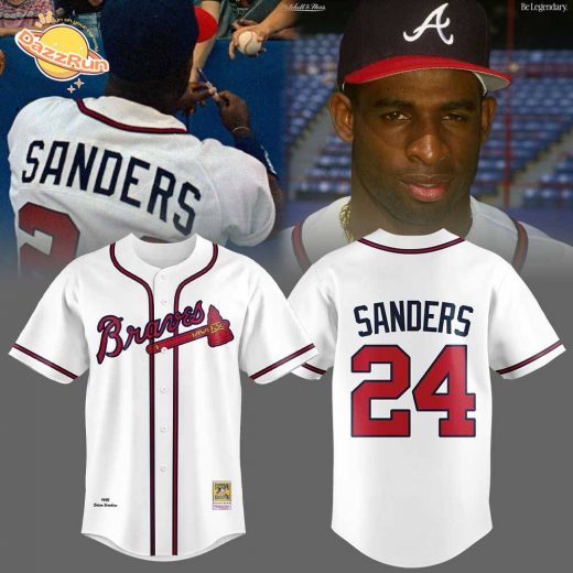 Limited Edition A.Braves Deion Sanders Jersey