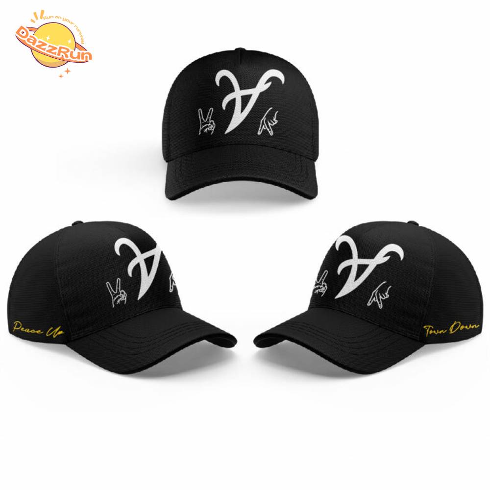 Limited Edition A.Braves Peace up, A-Town Down Black Jacket Limited Edition A.Braves Peace up, A-Town Down Black Jacket