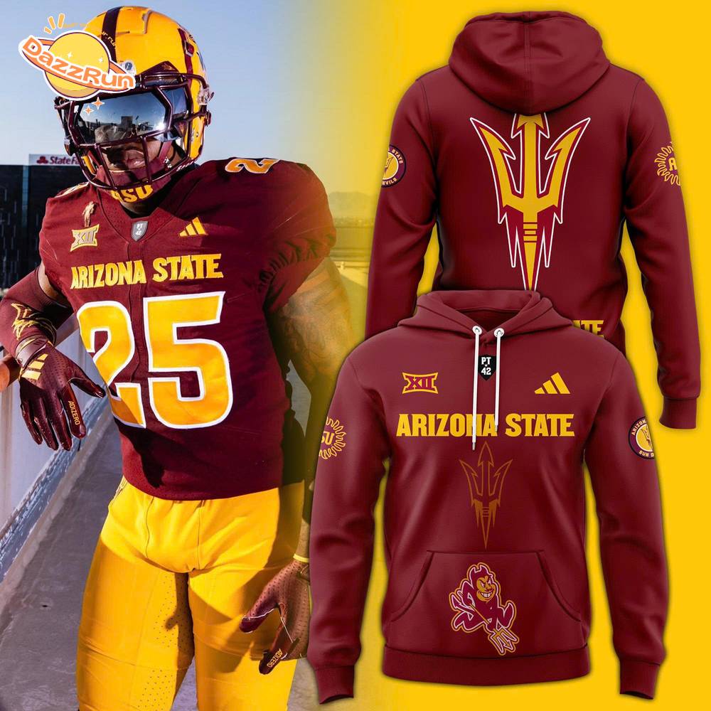 Limited Edition Arizona State Football Red Hoodie V1 Limited Edition Arizona State Football Red Hoodie V1