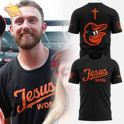 Limited Edition Baltimore Orioles Jesus Won Shirt