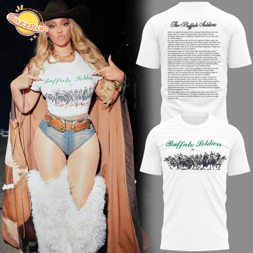 Limited Edition Beyoncé Wearing Buffalo Soldier 2025 Tshirt
