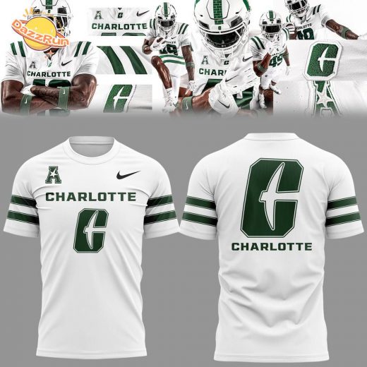 Limited Edition Charlotte 49ers 2025 White TShirt