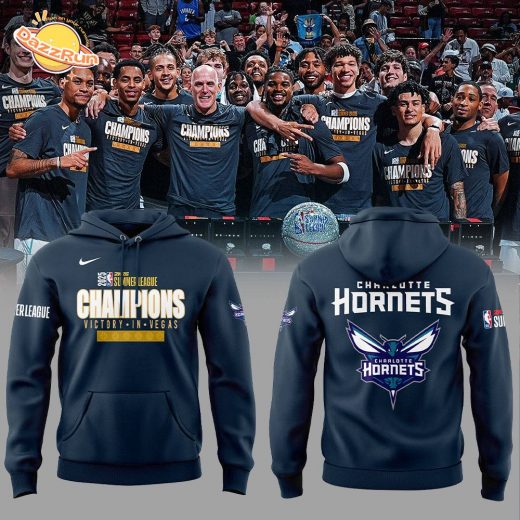 Limited Edition Charlotte Hornets WINNERS OF THE SUMMER Champions Hoodie