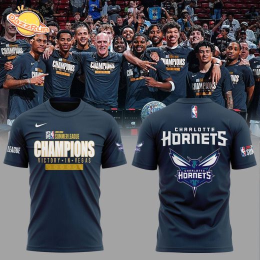 Limited Edition Charlotte Hornets WINNERS OF THE SUMMER Champions Shirt
